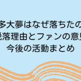 本多大夢はなぜ落ちたのか | 脱落理由とファンの意見・今後の活動まとめ