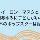 イーロン・マスクと浜崎あゆみに子どもがいる？日本のポップスターは誰？