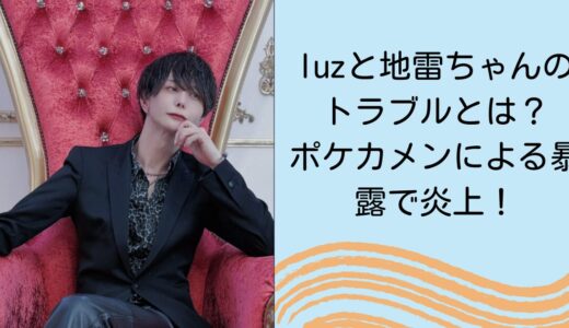 luzと地雷ちゃんのトラブルとは？ポケカメンによる暴露で炎上！